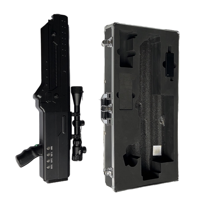  文教镇手持便携式枪型低空防御反制四通道A型